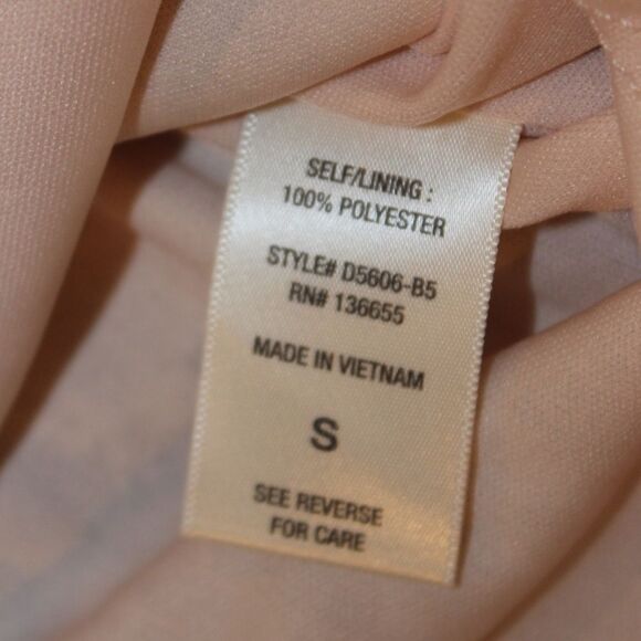 NWT west Kei Color Peach Snake Maxi dress Women size S small - Picture 14 of 14